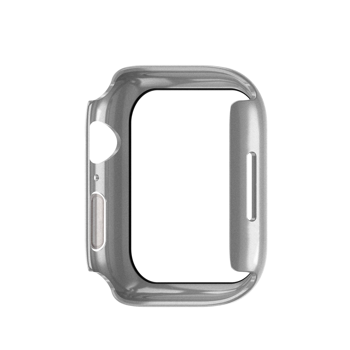 2-in-1 9H Tempered Glass Film Matte Hard PC Watch Case Cover for Apple Watch Series 7 45mm / Series 8 45mm