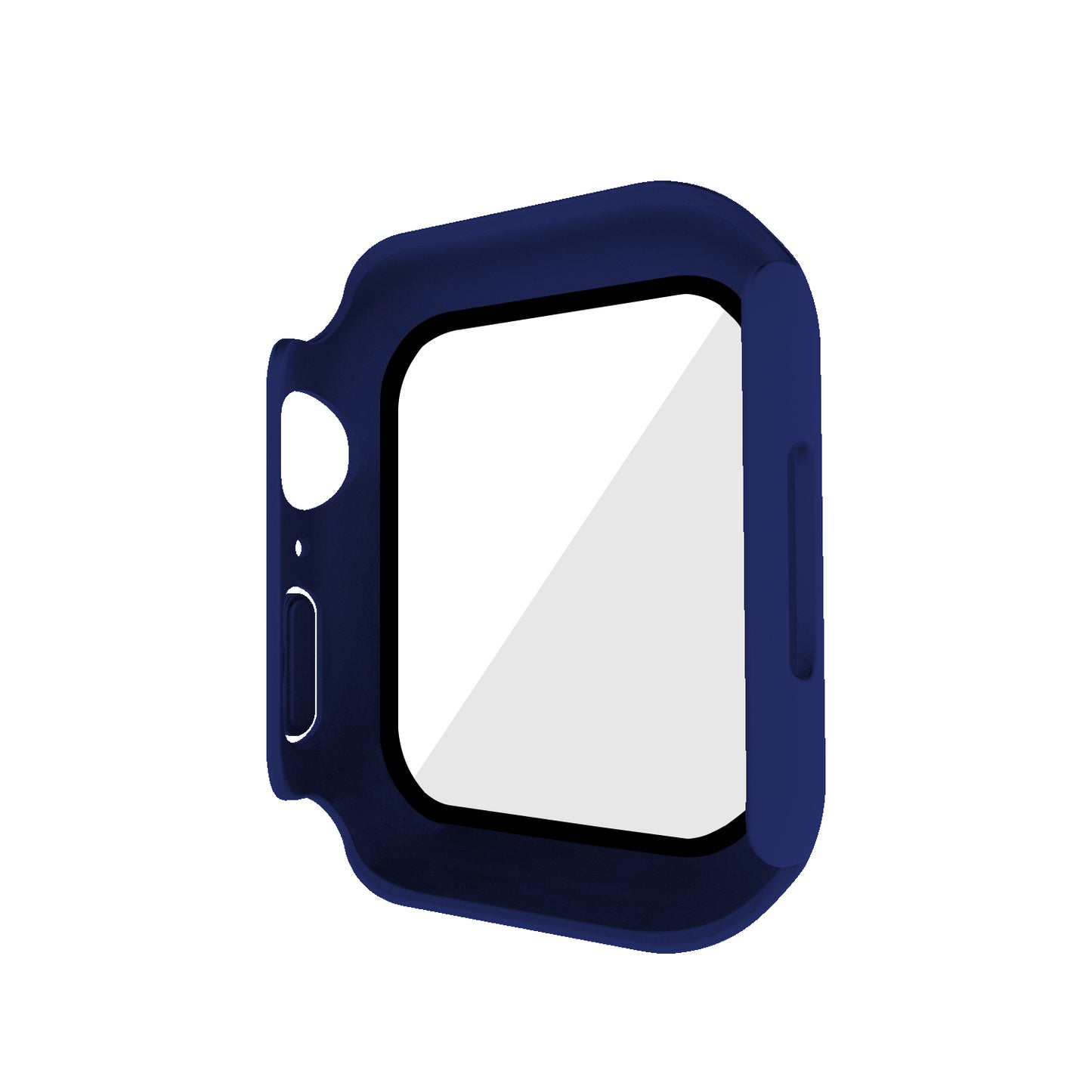 2-in-1 9H Tempered Glass Film Matte Hard PC Watch Case Cover for Apple Watch Series 7 45mm / Series 8 45mm