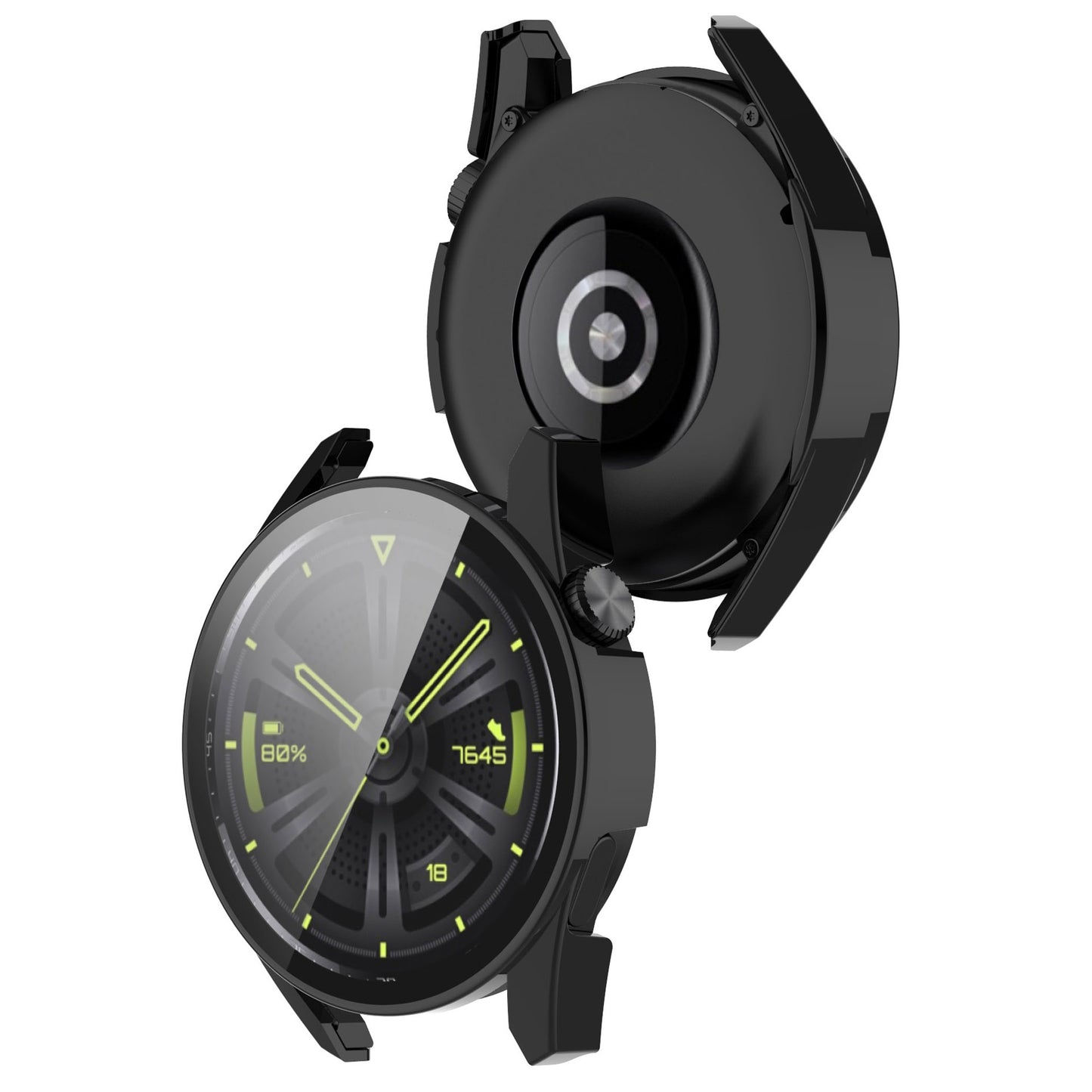 2-in-1 Watch Case Hard PC Frame + Tempered Glass Screen Protector for Huawei Watch GT 3 46mm