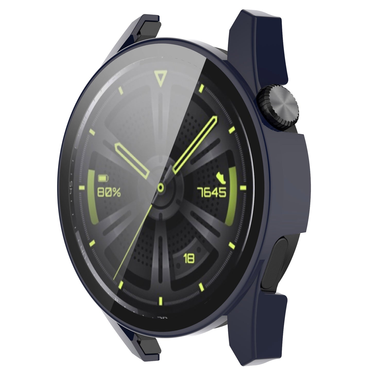 2-in-1 Watch Case Hard PC Frame + Tempered Glass Screen Protector for Huawei Watch GT 3 46mm