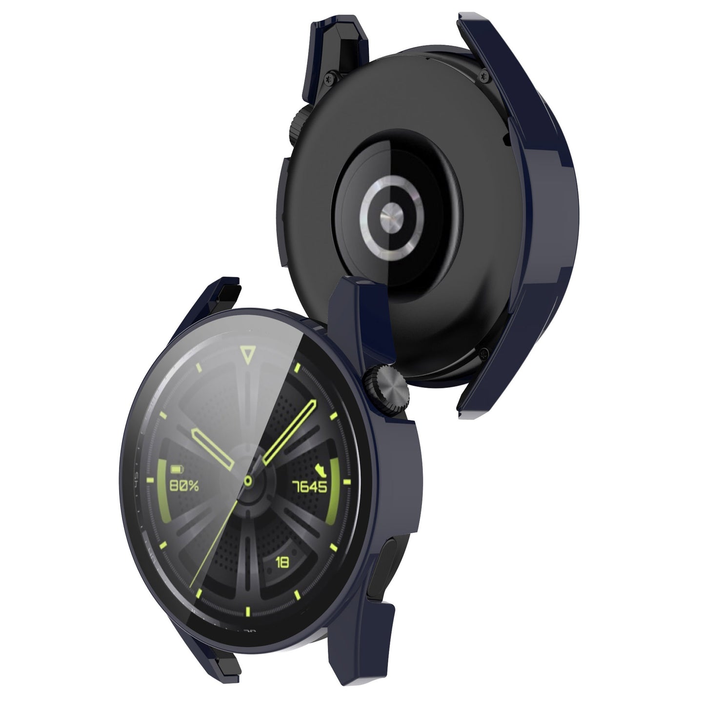2-in-1 Watch Case Hard PC Frame + Tempered Glass Screen Protector for Huawei Watch GT 3 46mm