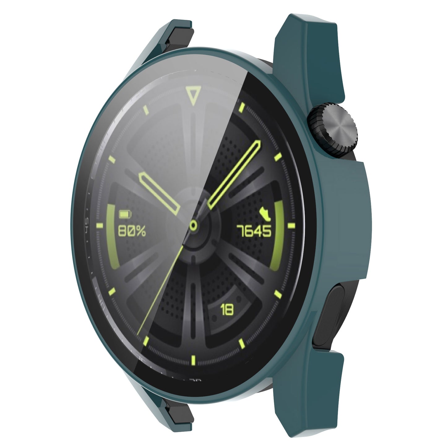 2-in-1 Watch Case Hard PC Frame + Tempered Glass Screen Protector for Huawei Watch GT 3 46mm