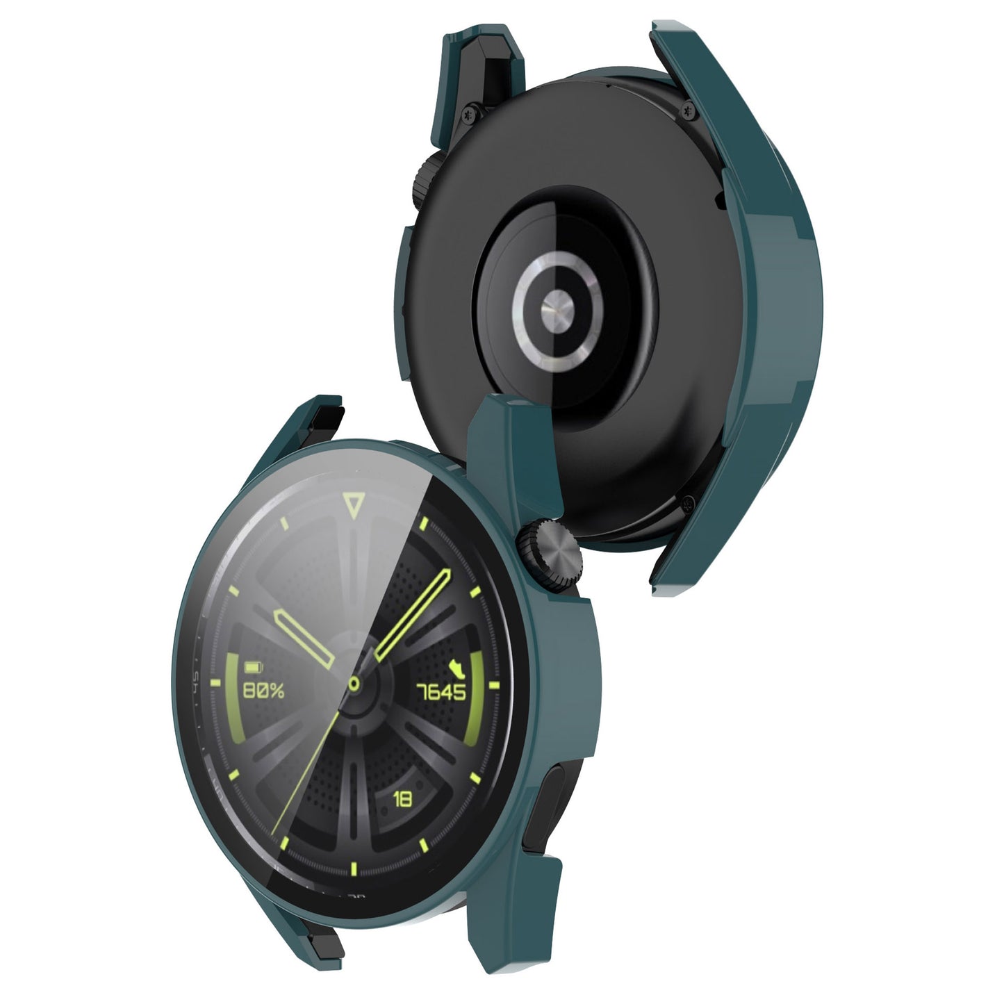 2-in-1 Watch Case Hard PC Frame + Tempered Glass Screen Protector for Huawei Watch GT 3 46mm