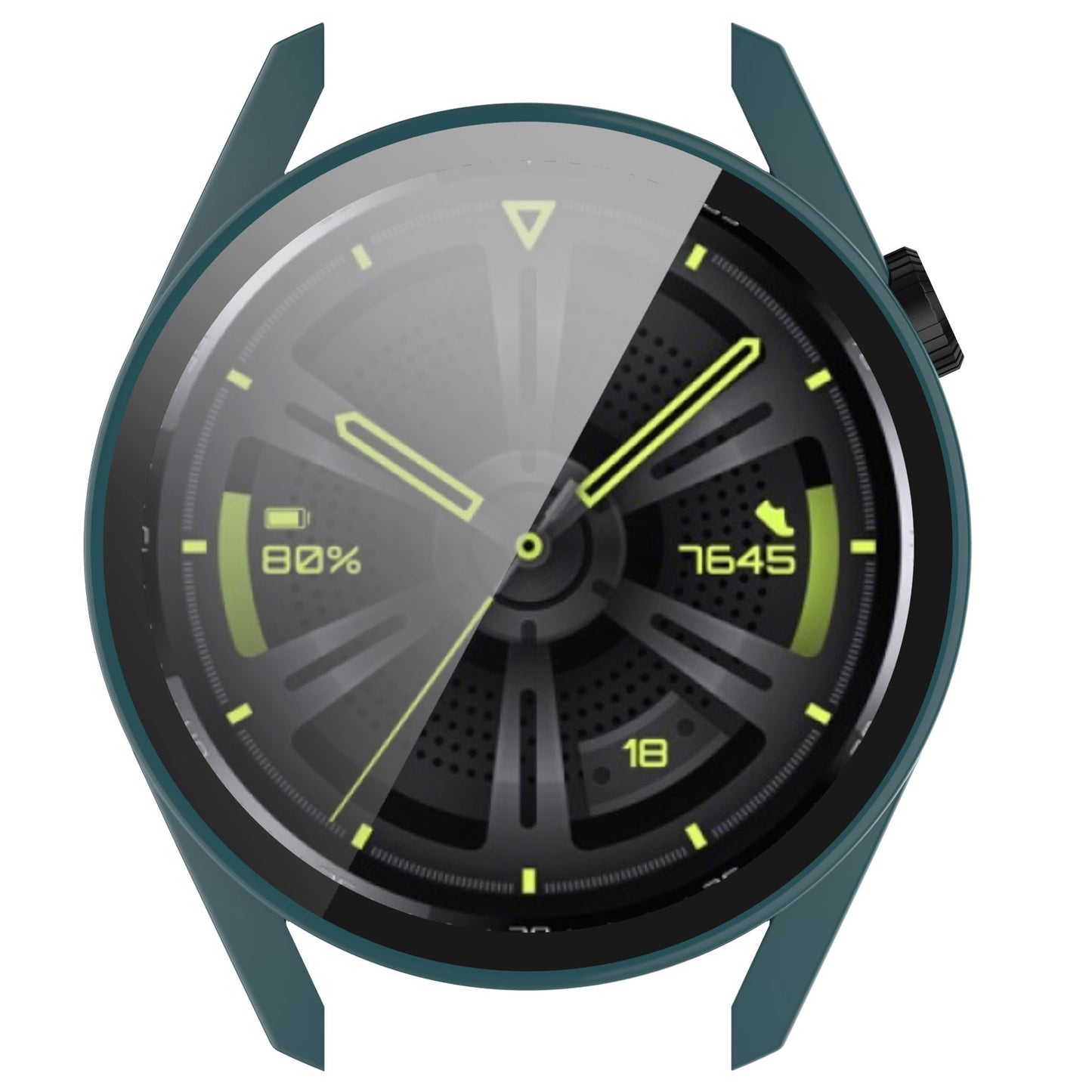 2-in-1 Watch Case Hard PC Frame + Tempered Glass Screen Protector for Huawei Watch GT 3 46mm