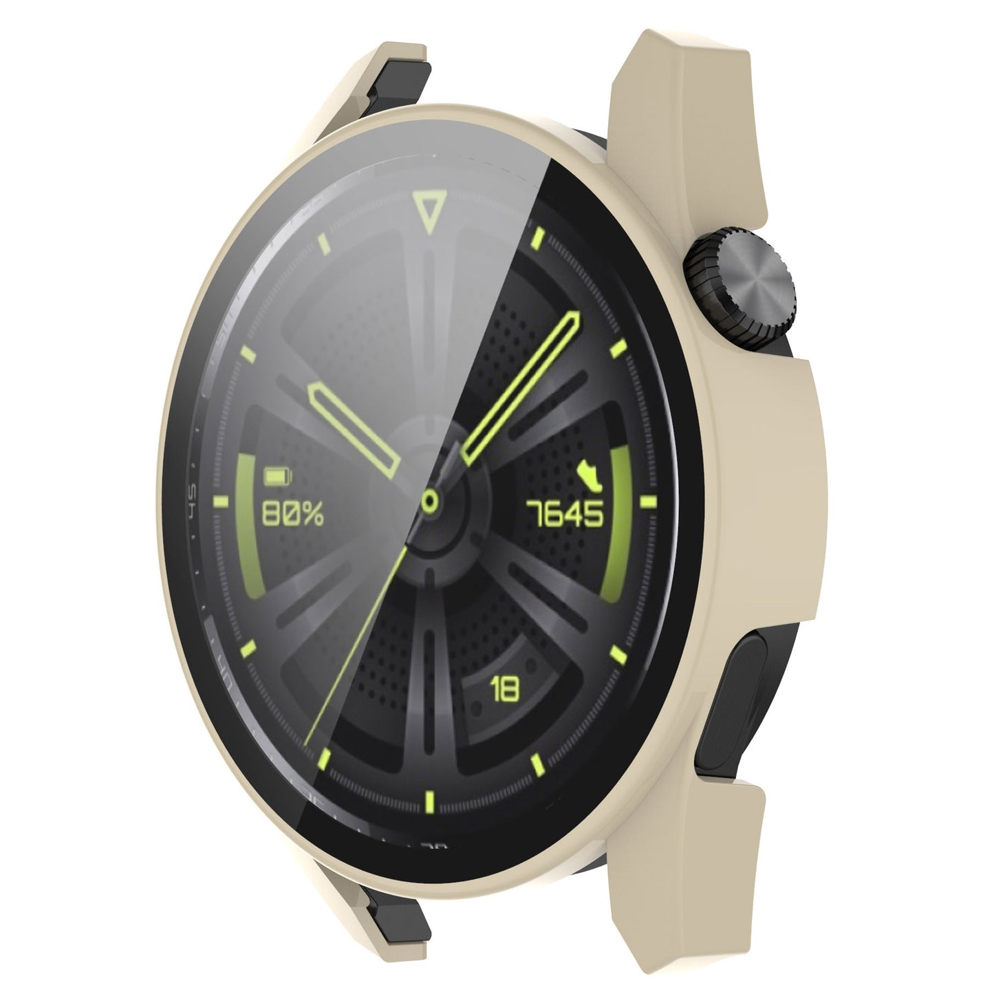 2-in-1 Watch Case Hard PC Frame + Tempered Glass Screen Protector for Huawei Watch GT 3 46mm