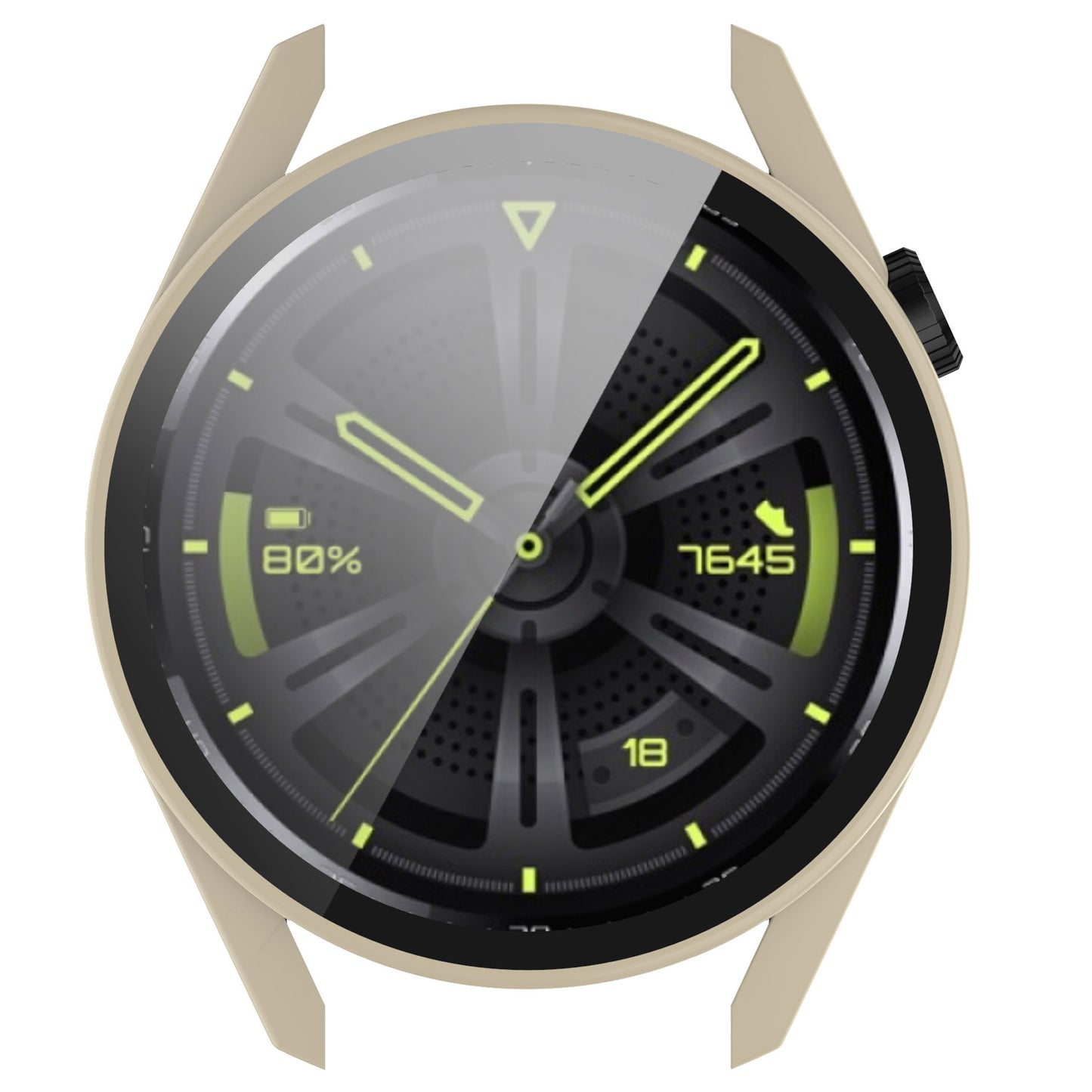2-in-1 Watch Case Hard PC Frame + Tempered Glass Screen Protector for Huawei Watch GT 3 46mm