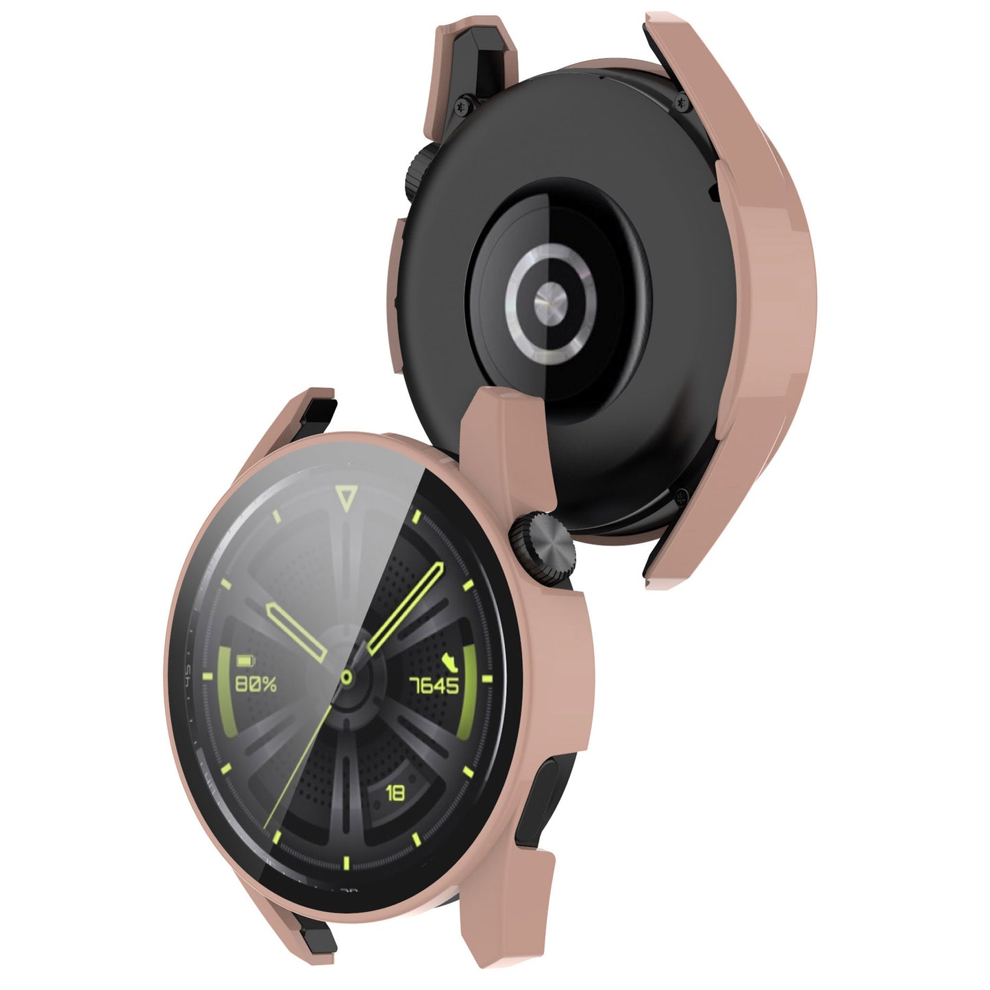 2-in-1 Watch Case Hard PC Frame + Tempered Glass Screen Protector for Huawei Watch GT 3 46mm