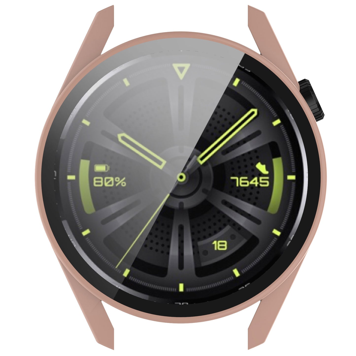 2-in-1 Watch Case Hard PC Frame + Tempered Glass Screen Protector for Huawei Watch GT 3 46mm