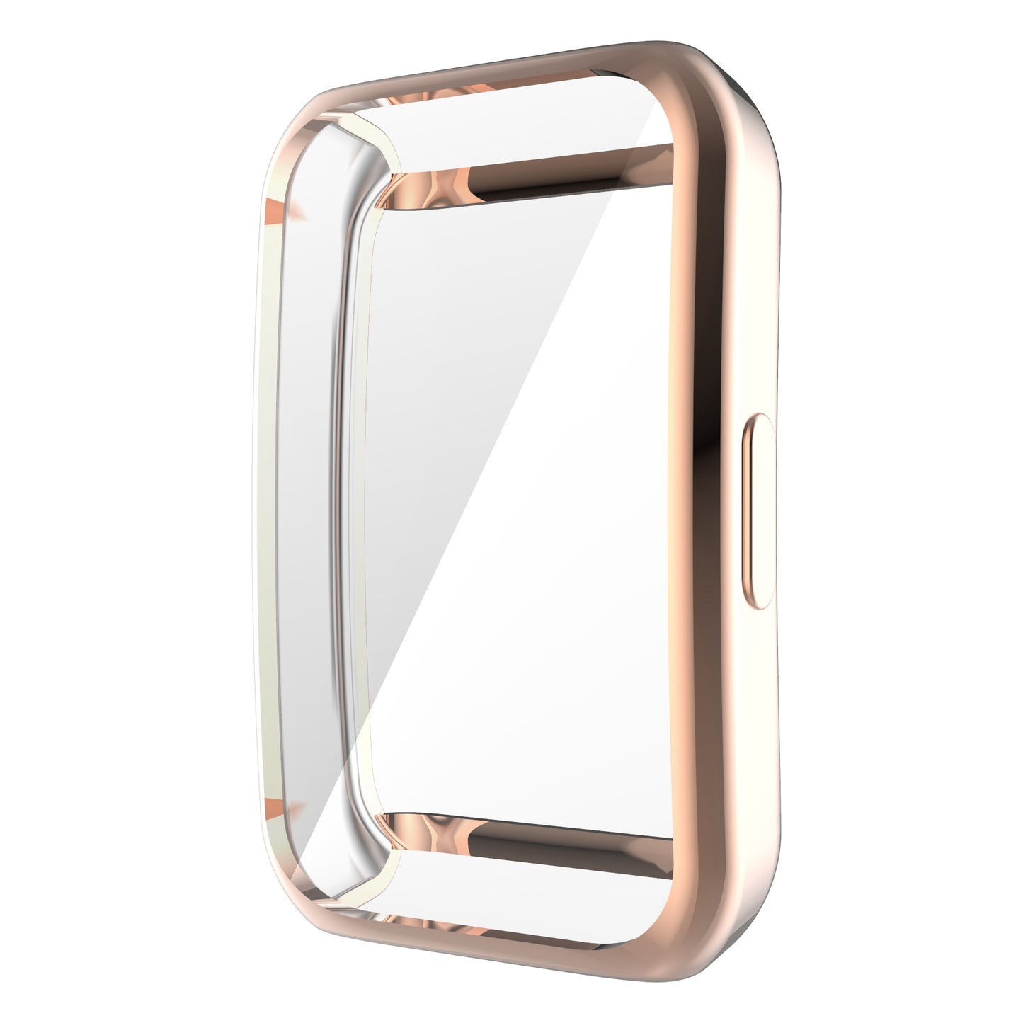For Huawei Band 6/Band 6 Pro/Band 7/Honor 6 Anti-fall Shockproof Electroplating Transparent Watch Case