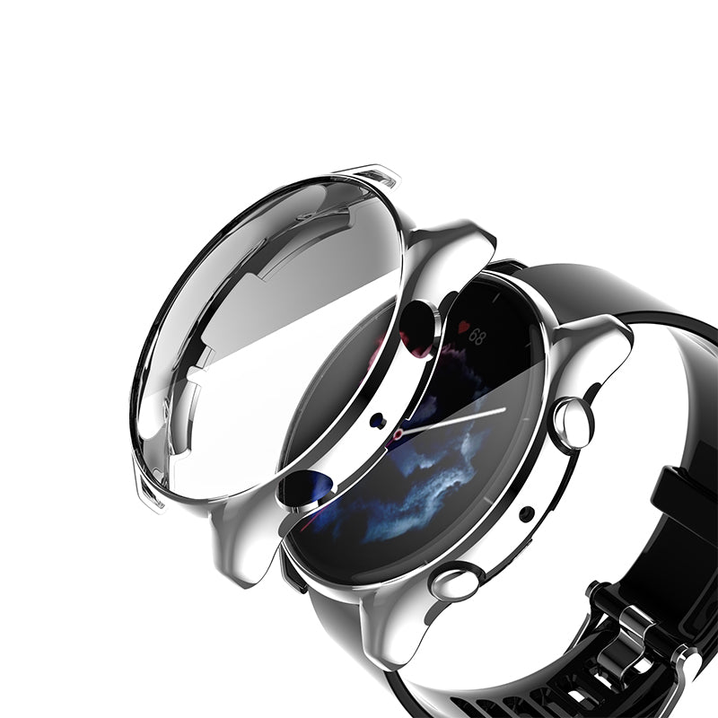 For Huami Amazfit GTR 3/GTR 3 Pro Soft TPU Anti-scratch Watch Case Full Coverage Protective Cover
