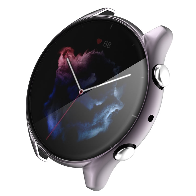 For Huami Amazfit GTR 3/GTR 3 Pro Soft TPU Anti-scratch Watch Case Full Coverage Protective Cover