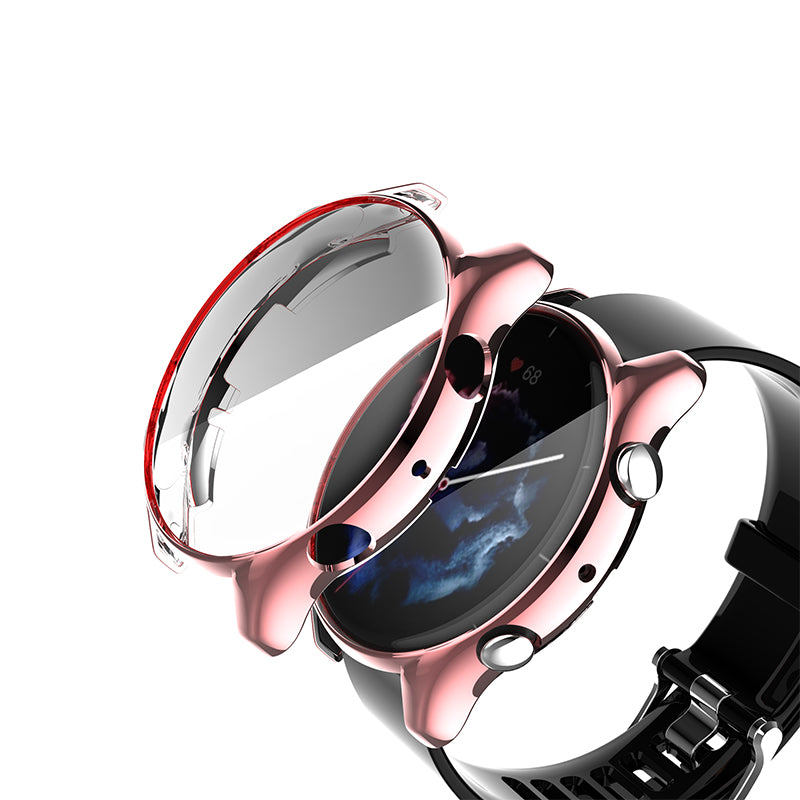 For Huami Amazfit GTR 3/GTR 3 Pro Soft TPU Anti-scratch Watch Case Full Coverage Protective Cover