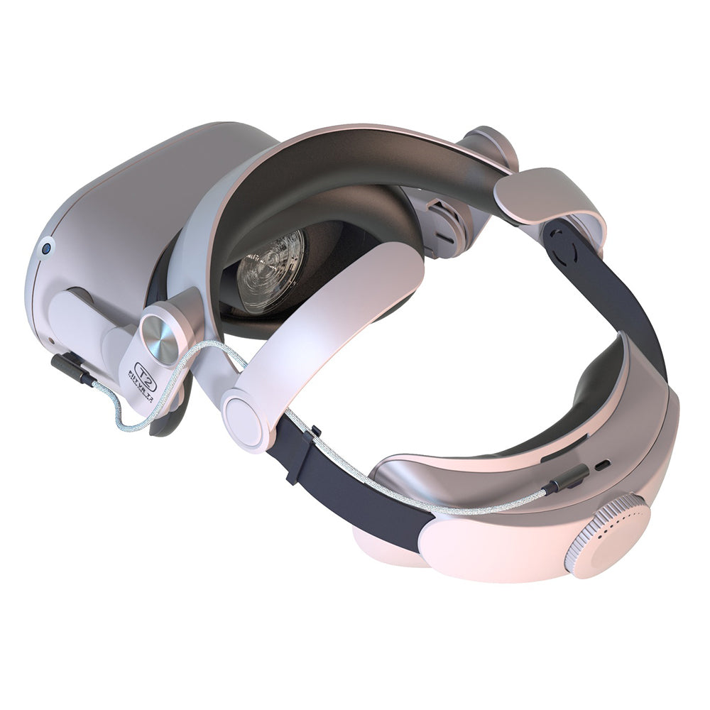 FIIT VR T2 Power For Oculus Quest 2 VR Head Strap Adjustable Headband 5000mAh Power Bank