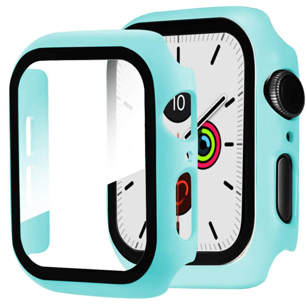 2-in-1 Frame PC + Tempered Glass Protector Watch Case for Apple Watch Series 3/2/1 42mm