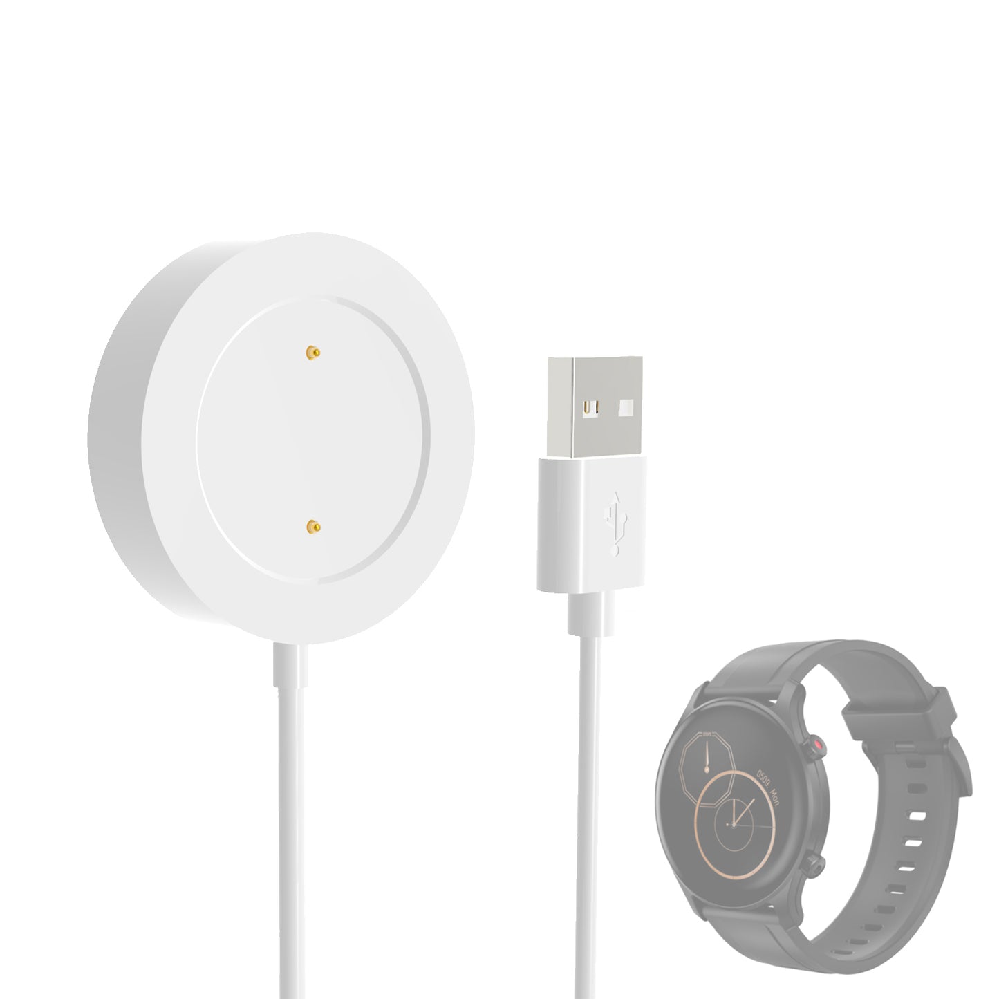 1m USB Cable Charger Smart Watch Charging Dock Cradle for Xiaomi Haylou RS3 LS04