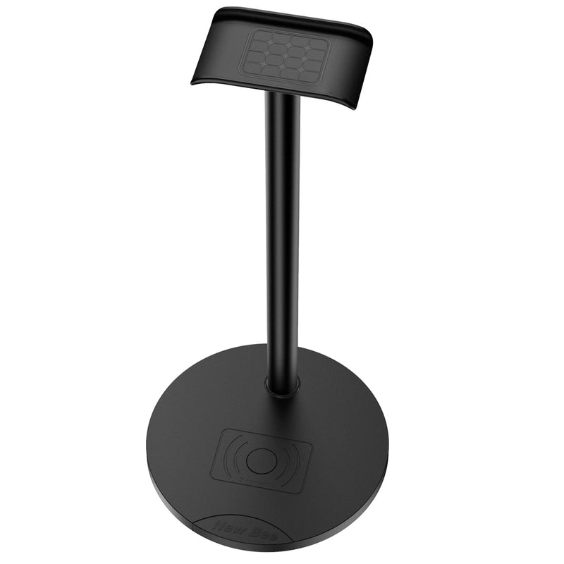 NEW BEE NB-Z2 2 in 1 Anti-slip Headset Holder Stand Mobile Phone Wireless Charger