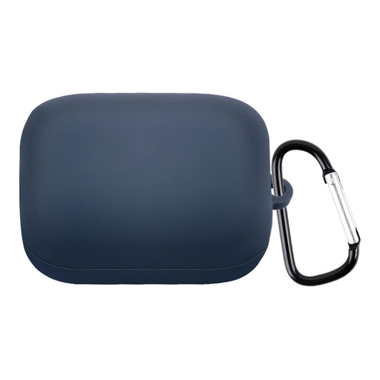 For OnePlus Buds Pro Earphone Charging Box Silicone Case Anti-fall Protective Cover with Carabiner