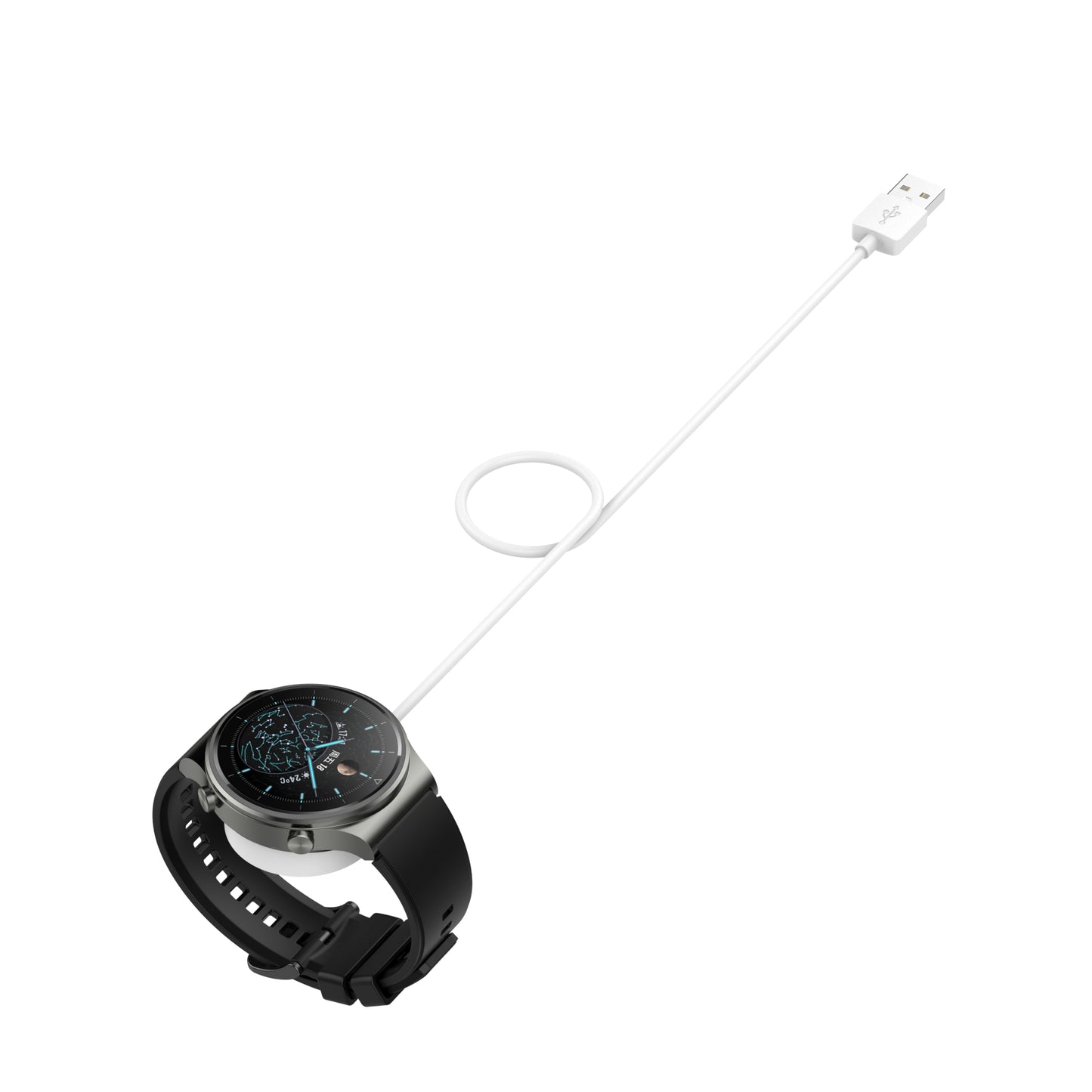 For Huawei Watch D/GT Runner/GT2 Pro Smart Watch Wireless Charger Integrated Charging Base with Cable