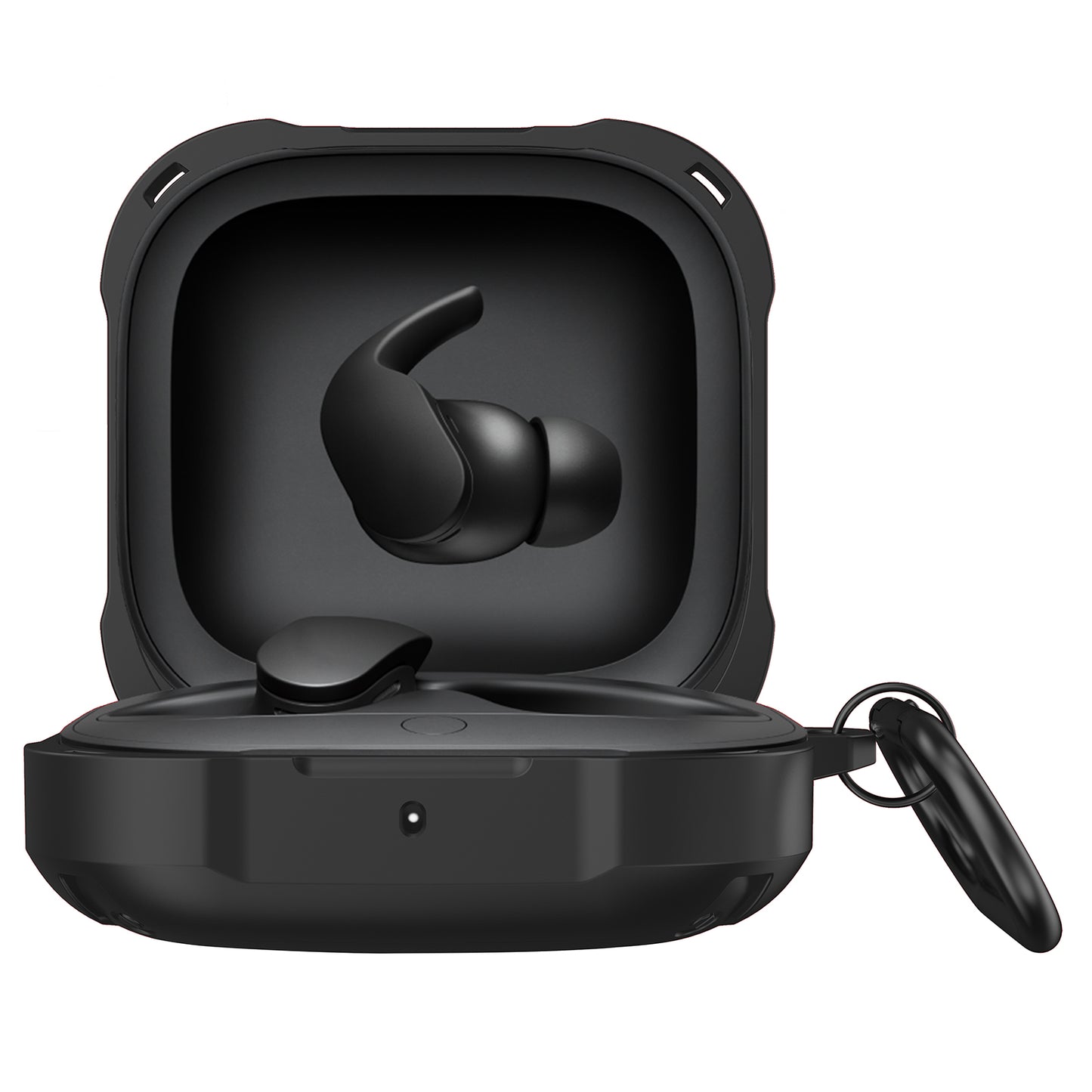 For Beats Fit Pro Earphones Protection Cover TPU+PC Portable Case with Hook