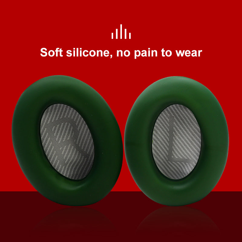 For Bose QuietComfort 35 II 1 Pair Silicone Case Headphone Ear Pads Protective Cover