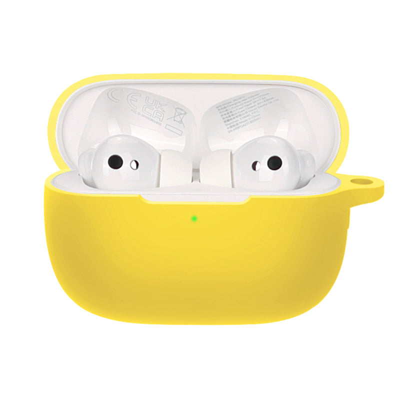 For Honor Earbuds 3 Pro Wireless Earphone Silicone Protective Case Cover with Anti-lost Buckle