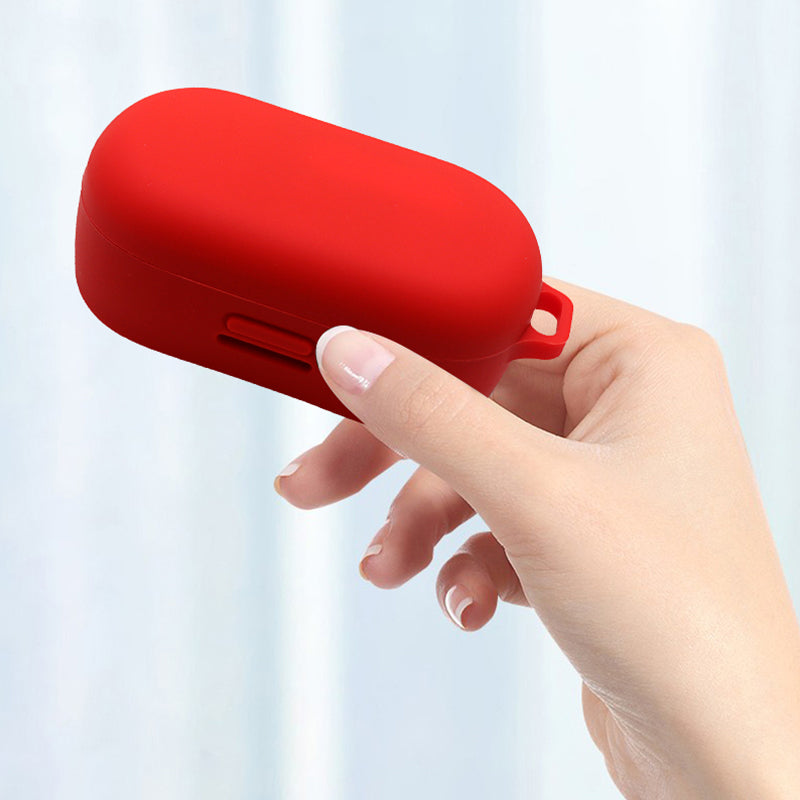 For Bose QuietComfort Earbuds Silicone Cover Bluetooth TWS Earphone Protective Sleeve Case with Anti-lost Buckle