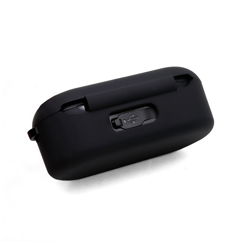 Earphone Case for TOZO T10, Bluetooth Earbuds Silicone Cover Charging Box Shell Protector with Anti-loss Buckle