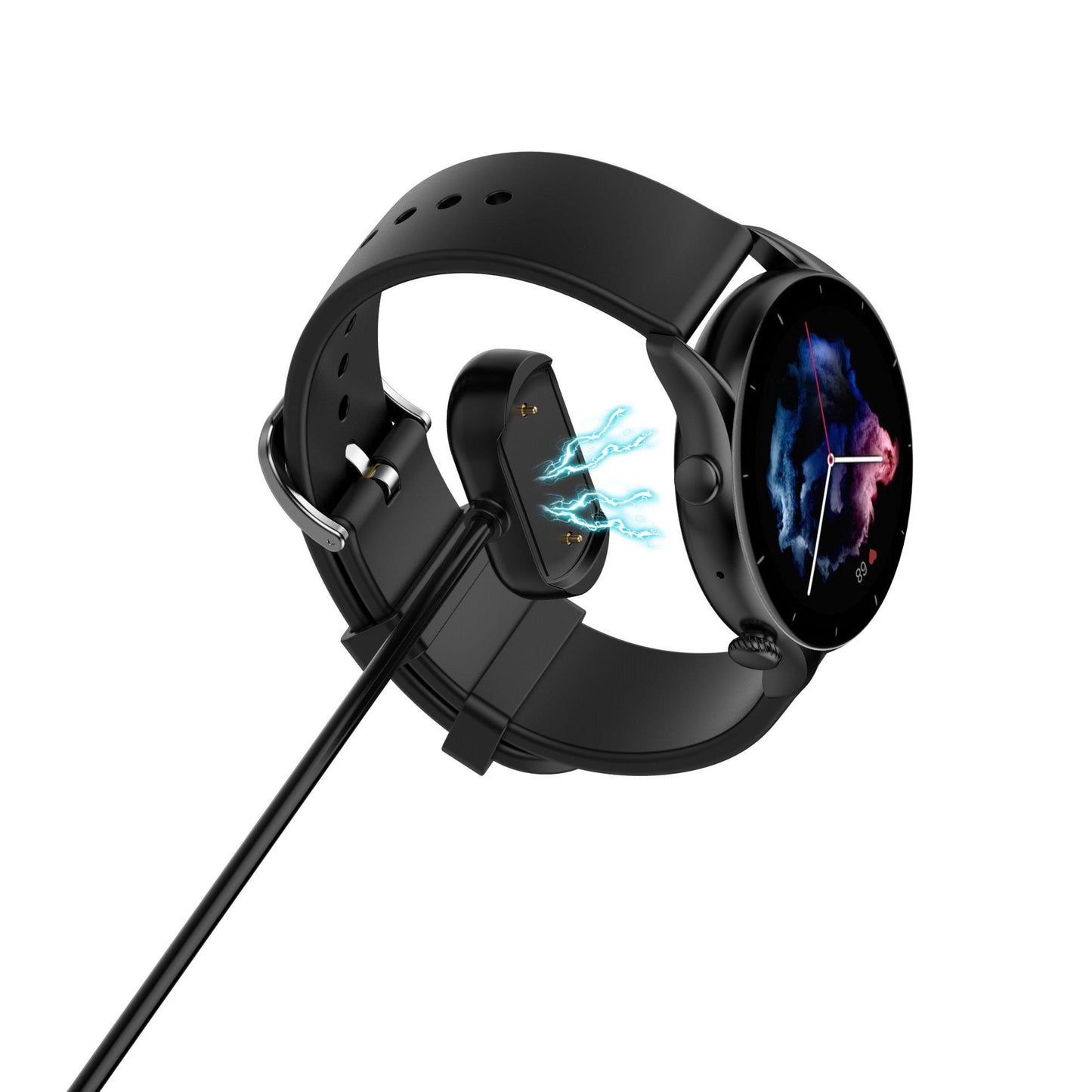 For Huami Amazfit GTR3 Pro/GTR3/GTS3/T-Rex 2 Smartwatch USB Charger Magnetic Absorption Charging Dock with Cable