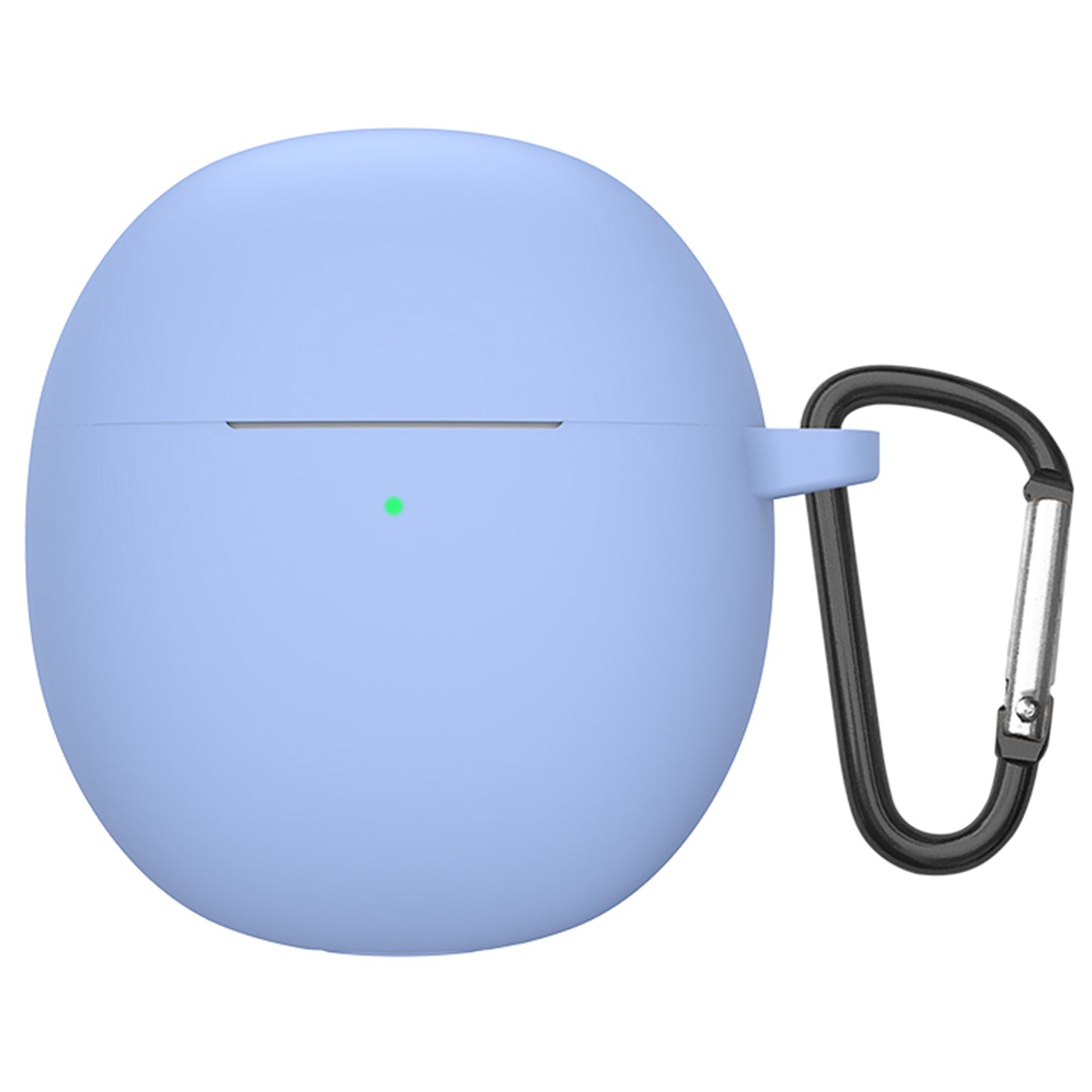 For vivo TWS Air Bluetooth Earphone Charging Case Soft Silicone Cover Drop-proof Shell with Hanging Buckle