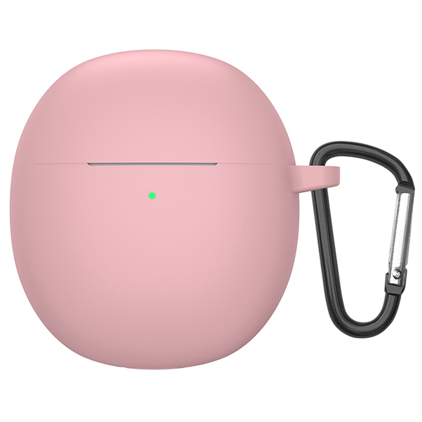 For vivo TWS Air Bluetooth Earphone Charging Case Soft Silicone Cover Drop-proof Shell with Hanging Buckle