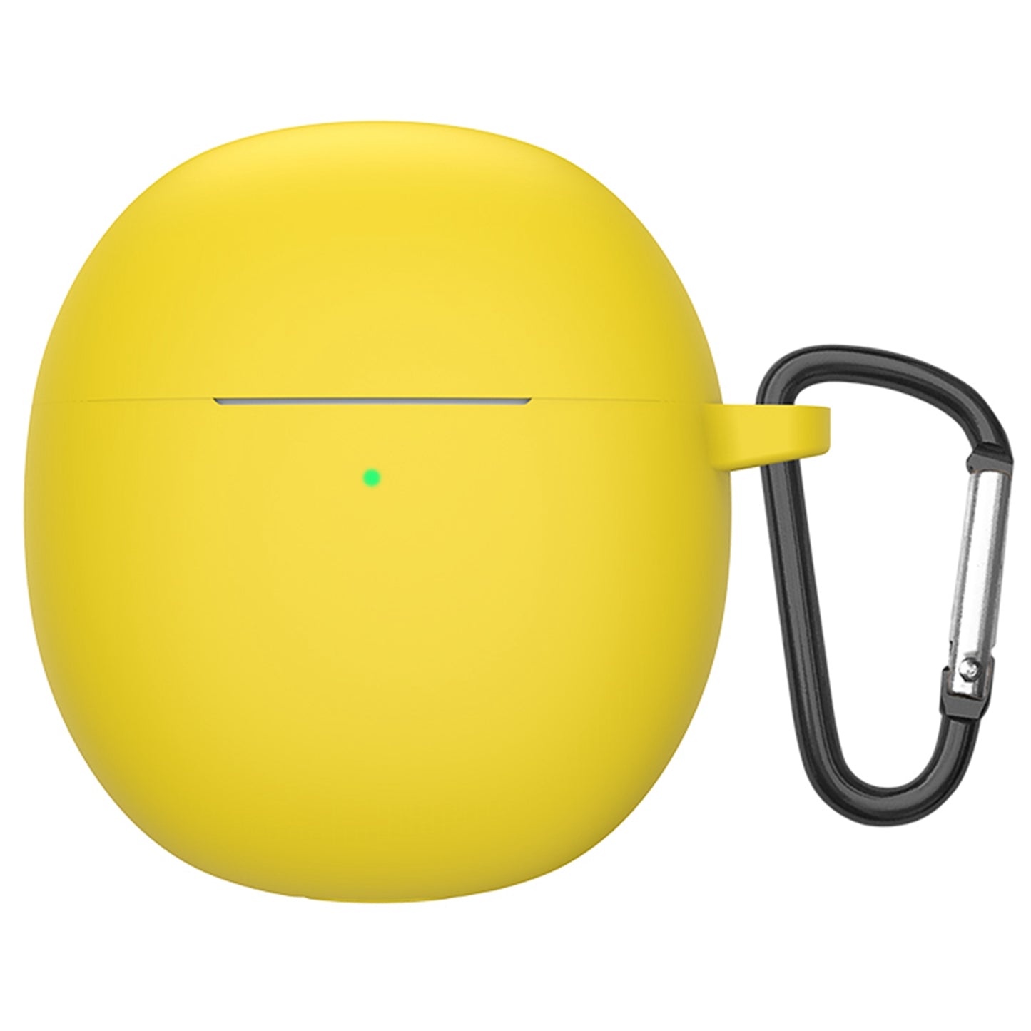 For vivo TWS Air Bluetooth Earphone Charging Case Soft Silicone Cover Drop-proof Shell with Hanging Buckle