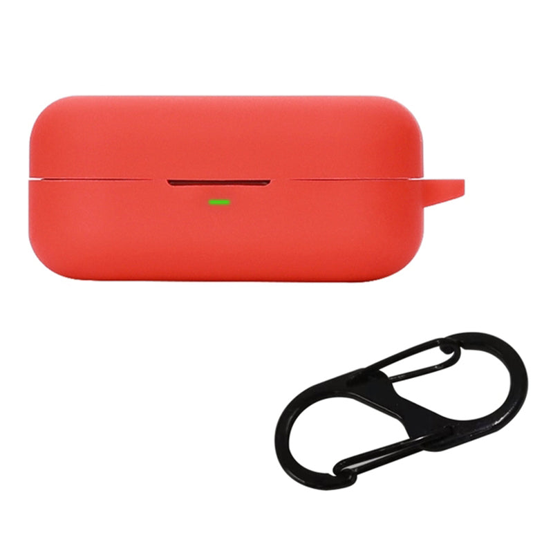 For B&O Beoplay EX Bluetooth Earphone Anti-drop Silicone Cover Protective Case with Anti-lost Buckle
