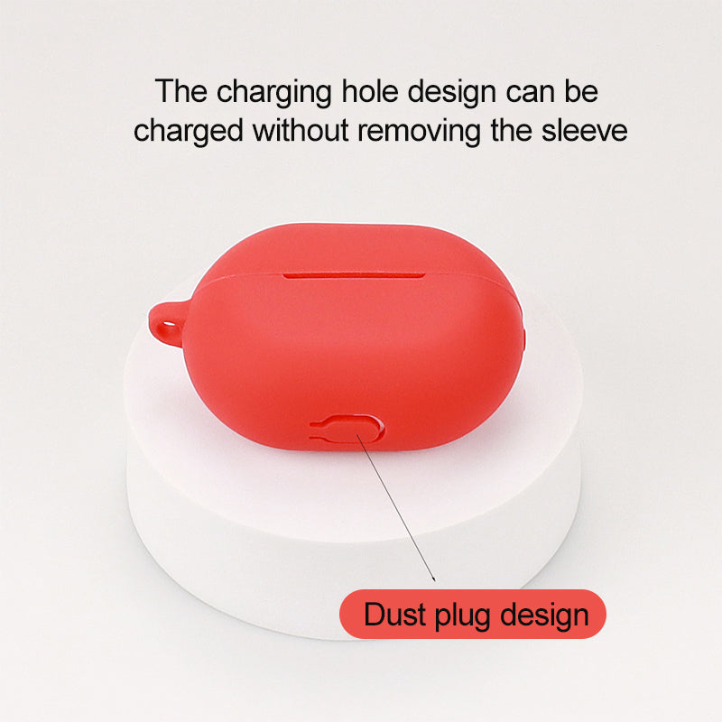 For Huawei FreeBuds Pro 2 Bluetooth Earphone Silicone Case Dust Plug Design Protective Cover with Anti-lost Buckle
