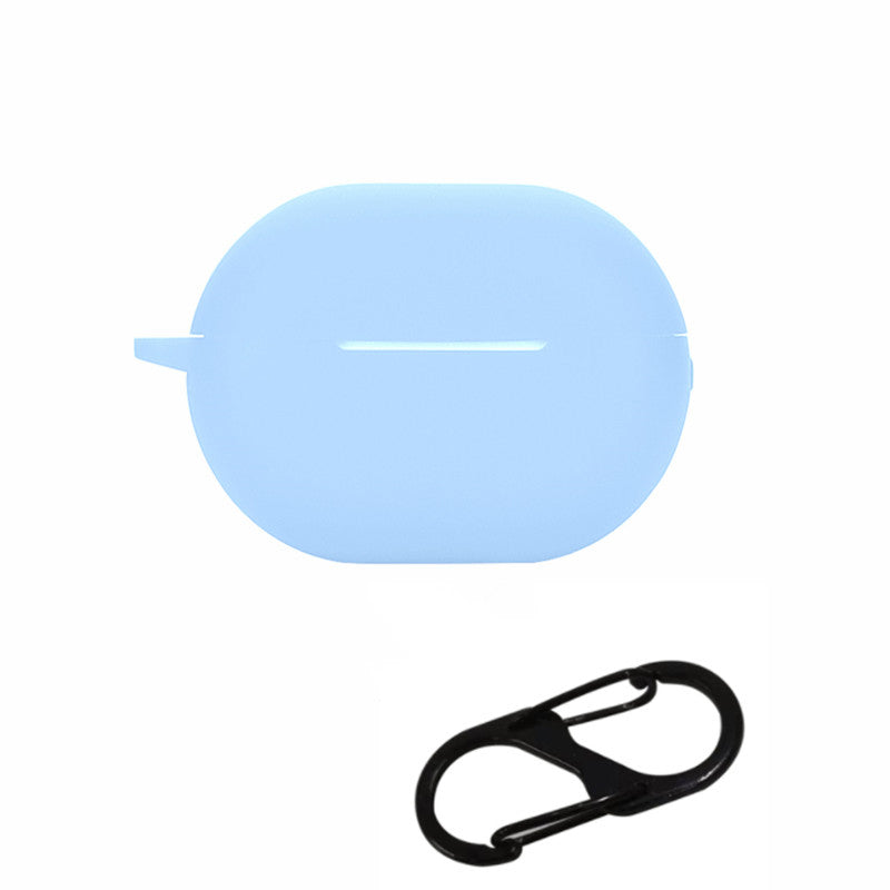 For Huawei FreeBuds Pro 2 Bluetooth Earphone Silicone Case Dust Plug Design Protective Cover with Anti-lost Buckle