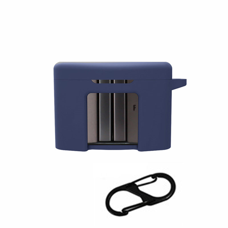 For FIIL CC Pro2 Silicone Case Bluetooth Earphone Anti-scratch Protective Cover with Anti-lost Buckle