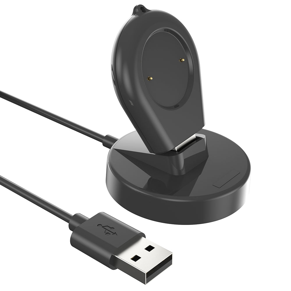For Huami Amazfit GTR 4 Water-drop Shape Smart Watch Charger USB Cable Charging Stand with Phone Holder Function