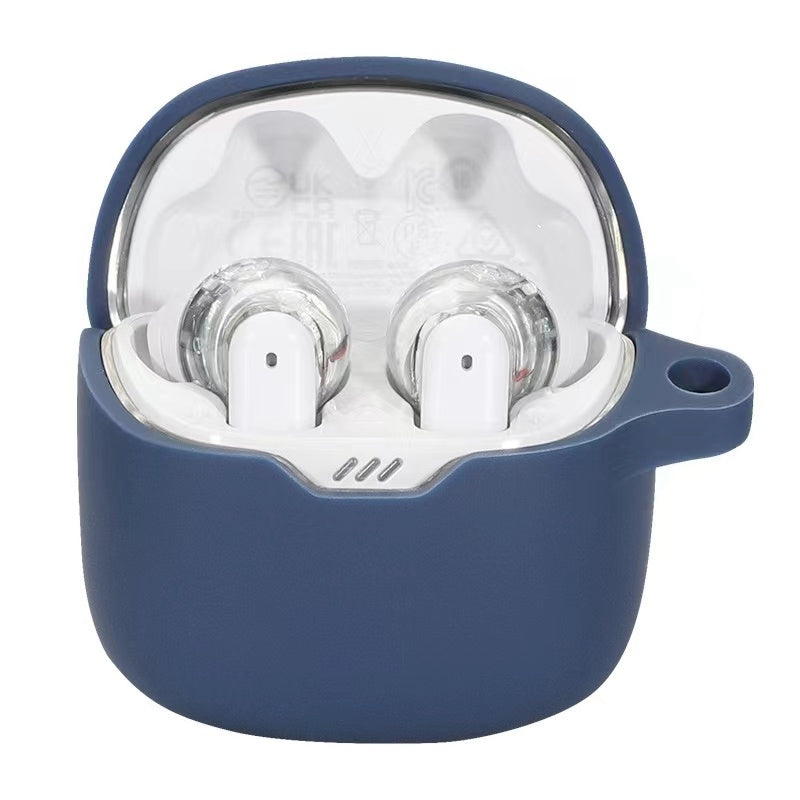 For JBL Tune Flex Shockproof Case Bluetooth Earbuds Protector Anti-Drop Silicone Case