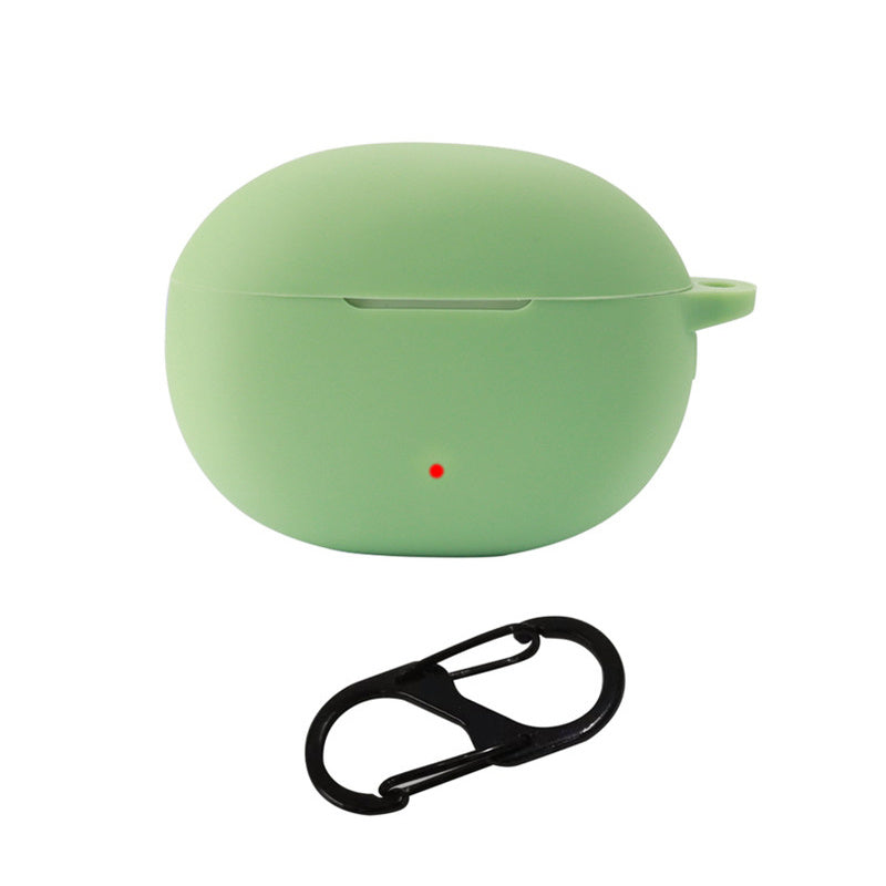 For Honor Earbuds 3i Bluetooth Earphone Silicone Case Earbud Charging Box Anti-drop Cover with Anti-loss Buckle