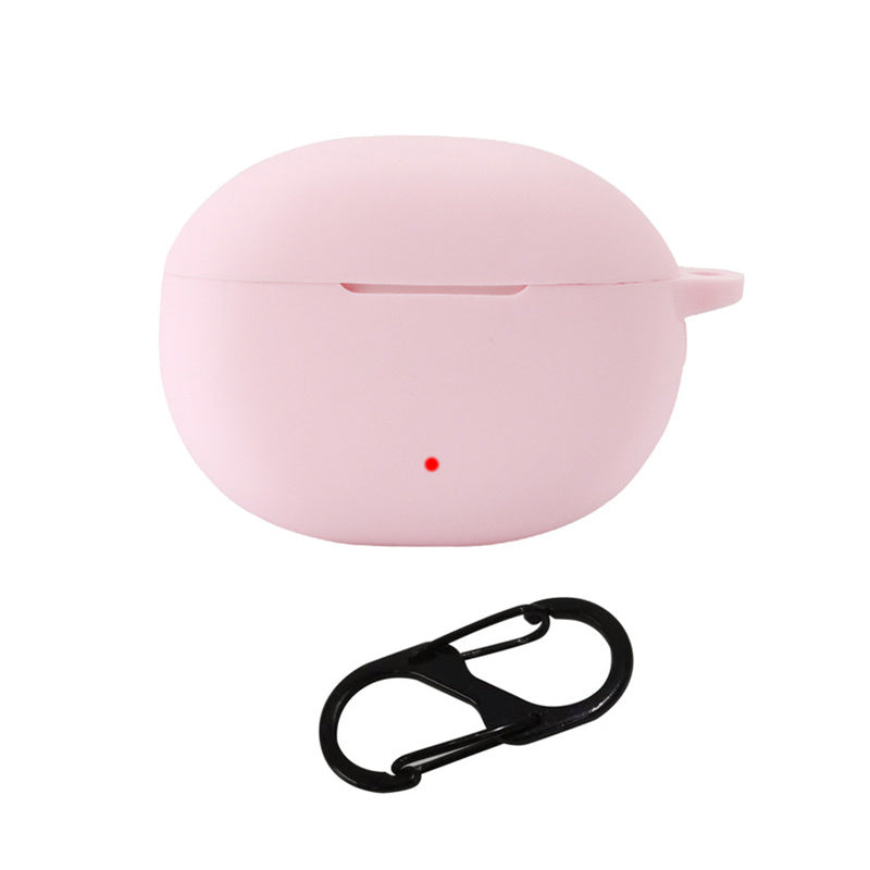For Honor Earbuds 3i Bluetooth Earphone Silicone Case Earbud Charging Box Anti-drop Cover with Anti-loss Buckle