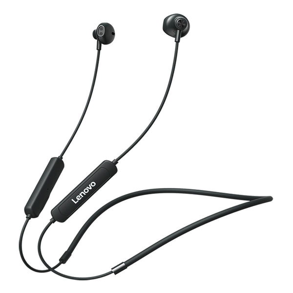 Lenovo SH1 Bluetooth 5.0 Wireless Neckband Headphones IPX8 Waterproof Magnetic Earphones with Noise Reduction Mic