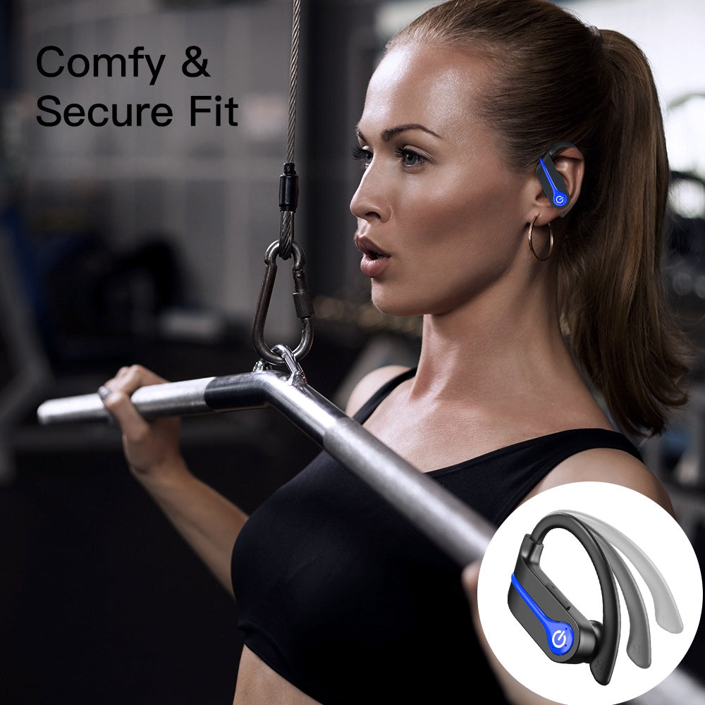 HBQ-Q62-9 Earphone TWS Wireless Bluetooth 5.0 Noise Reduction Low-Latency Ear Hook Design Headset Gaming Headphone