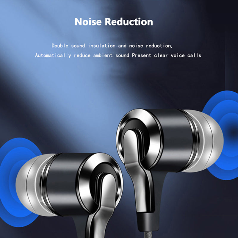X15 Sports In-Ear Headphones with Microphone 3.5mm Wired Earphones