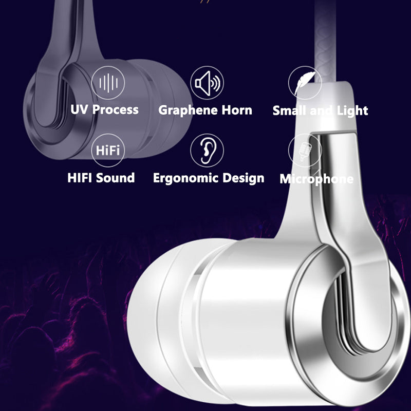 X15 Sports In-Ear Headphones with Microphone 3.5mm Wired Earphones