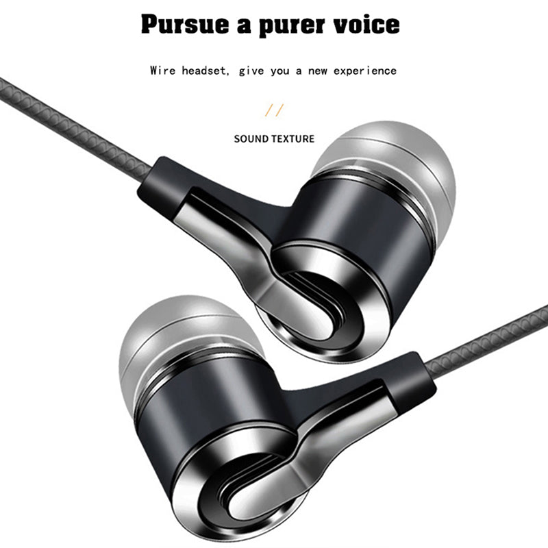 X15 Sports In-Ear Headphones with Microphone 3.5mm Wired Earphones
