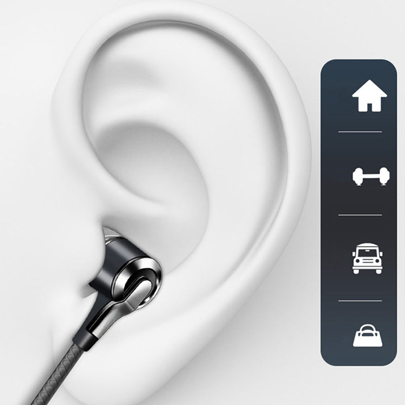 X15 Sports In-Ear Headphones with Microphone 3.5mm Wired Earphones