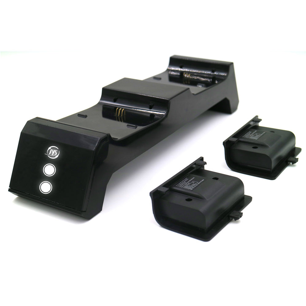 JYS 3-in-1 Dual Charge Regulator Base Charger for Xbox One / Xbox One S