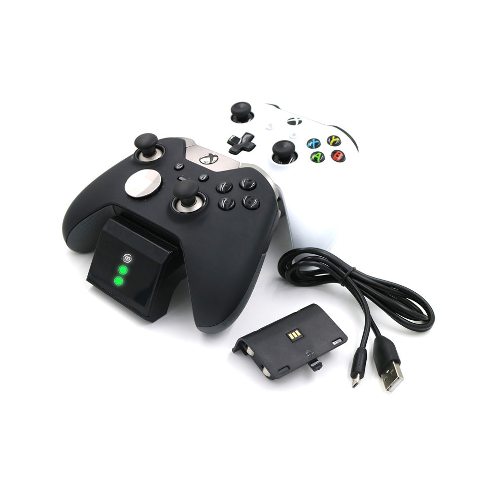 JYS 3-in-1 Dual Charge Regulator Base Charger for Xbox One / Xbox One S