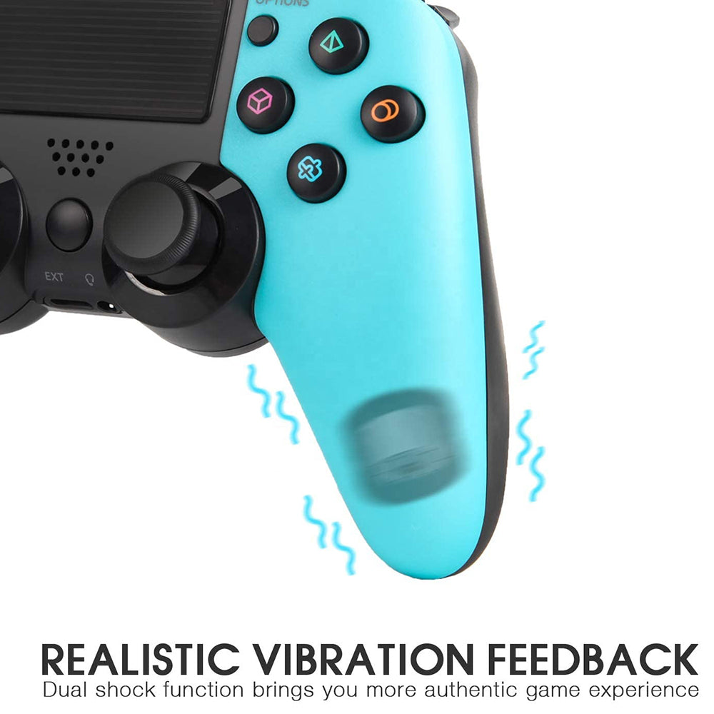 RYX-298 PS4 Bluetooth Gamepad Wireless Controller with Dual Vibration and TouchPad/Audio Function for Playstation 4/PS4 Pro/PC/Laptop