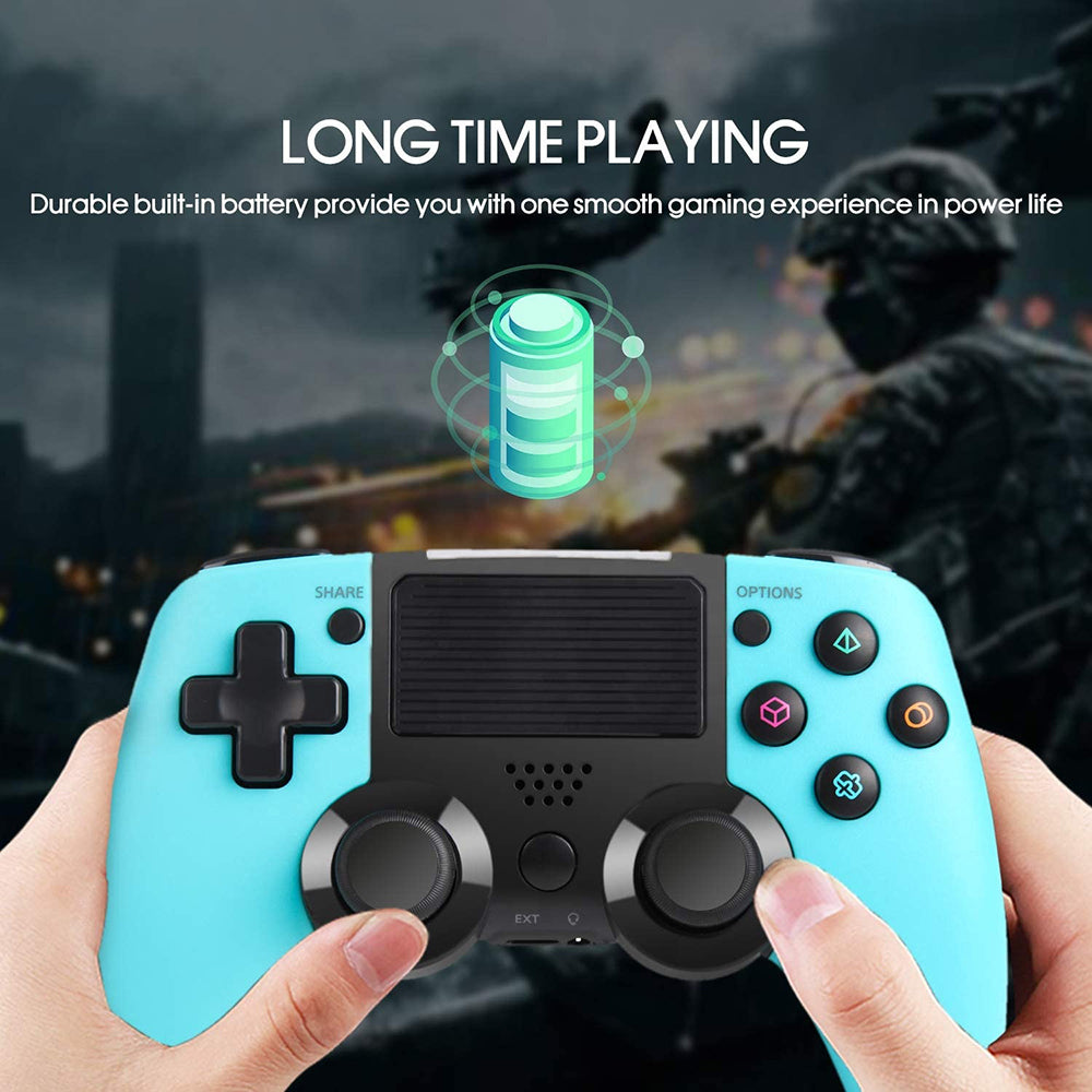 RYX-298 PS4 Bluetooth Gamepad Wireless Controller with Dual Vibration and TouchPad/Audio Function for Playstation 4/PS4 Pro/PC/Laptop