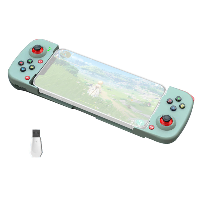 D3 Stretchable Wireless Controller for Nintendo Switch, PS4 Left / Right Joystick Bluetooth Gamepad with Receiver Portable Game Handle (Universal Version)
